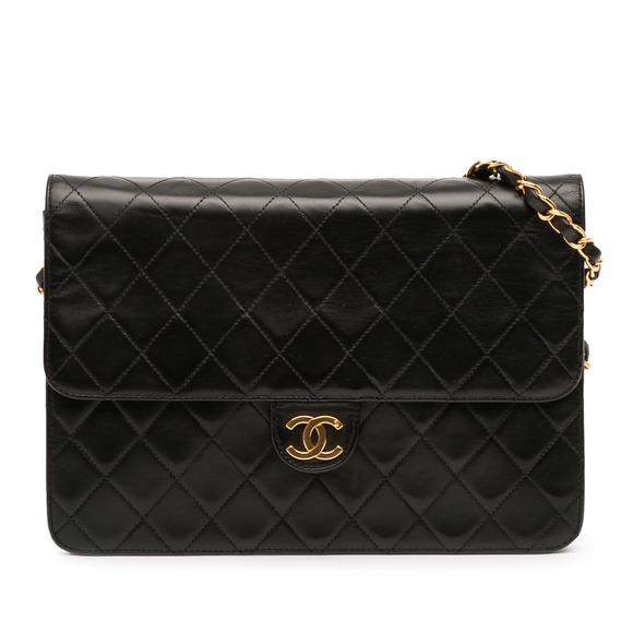 Pre-Loved Chanel Medium CC Quilted Lambskin Single Flap - Picture 1 of 11